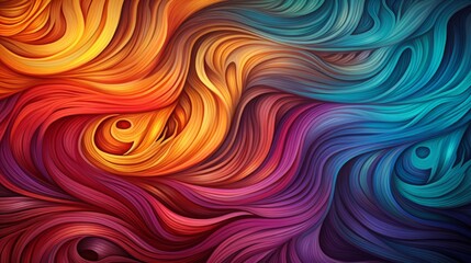 a wavy background with a mix of bold and muted colors, their waves forming a captivating visual symphony, 
