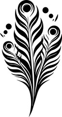 Obraz premium flower feather