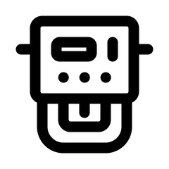 Electric Meter Line UI Icon