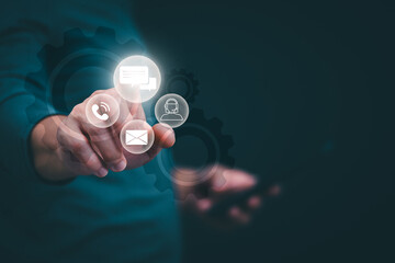 Customer service department and automated customer consultation hotline service provider To solve problems for customers 24/7 global online technical support