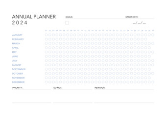 tracker planner_year planner template