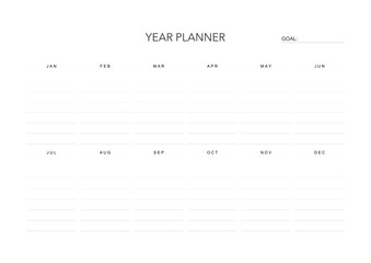 tracker planner_year planner template