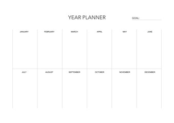 tracker planner_year planner template