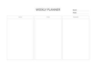 tracker planner_weekly planner template