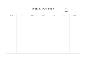 tracker planner_weekly planner template