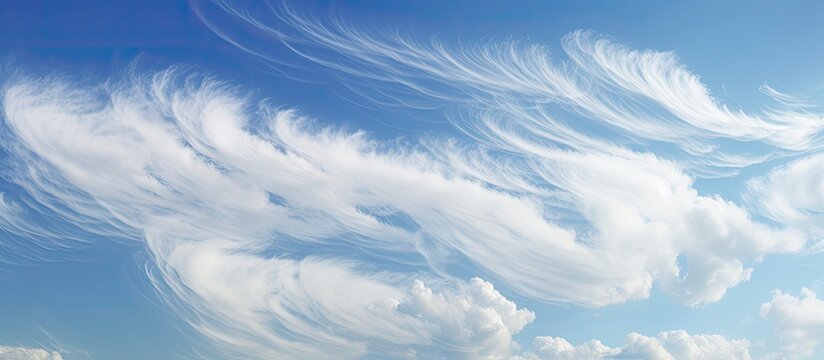 Latin name for curly hooked cirrus clouds is cirrus uncinus.