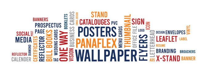 Graphic Designing Cloud all printing items