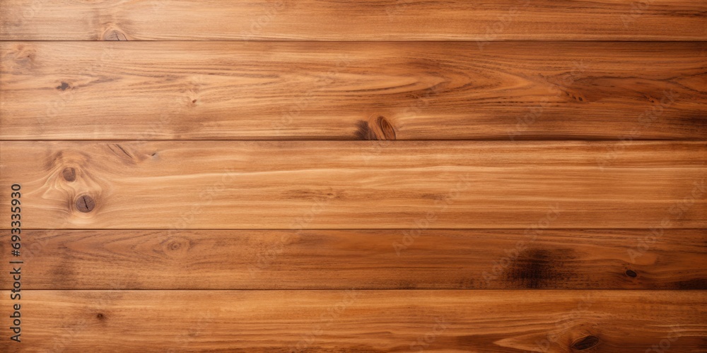 Poster top-down isolated background showing empty wooden table corner with perspective view and clipping pa