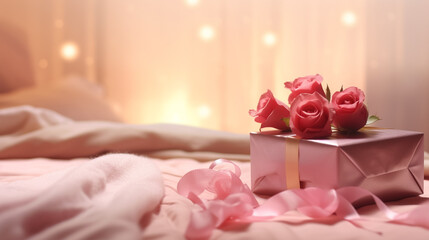 Fototapeta na wymiar Valentine's Day, valentine gifts
