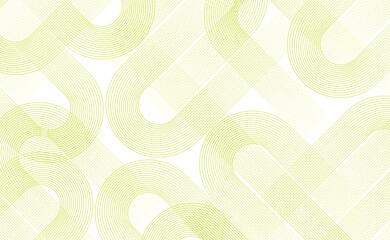 ライドグリーンの線と曲線で作られたアブストラクト背景素材