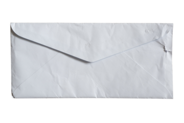 Old white envelope