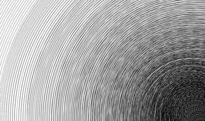 白の背景に黒の螺旋状のラインで描かれたデザインテクスチャ素材
