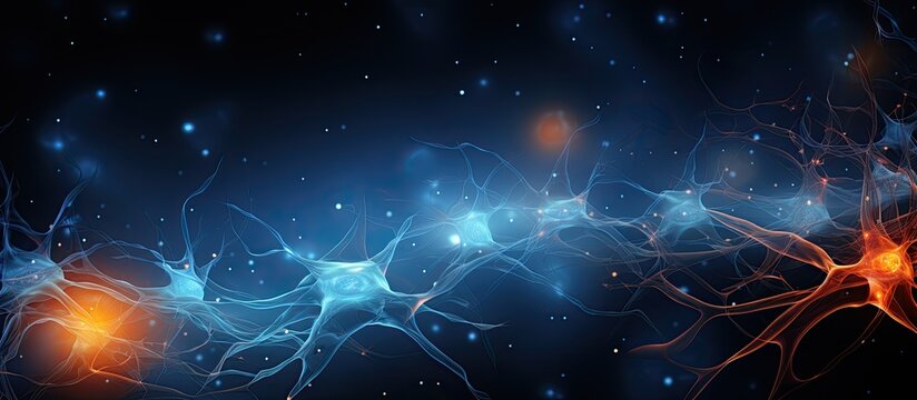 Silver nitrate stain reveals melanin granules in neuron cell bodies of autonomic sympathetic ganglion.