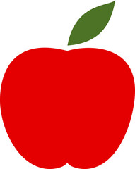 apple, fruit, food, leaf, vector, illustration, healthy, icon, fresh, red, green, diet, nature, art, ripe, health, juicy, sweet, symbol, organic, design, delicious, fruits, vegetarian, freshness