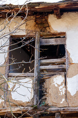 Old wooden house in the mountain