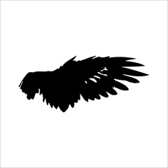 vector illustration of angel wings