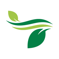 Leaf Vector Logo Design Template