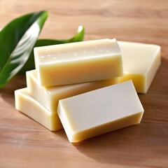 Artesenal bar soap, blank generic product packaging mockup