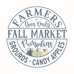 Fall Round Porch Signs Illustration, Autumn, Welcome, Sweater weather, Hello pumpkin, Farm fresh pumpkins, Happy thanksgiving