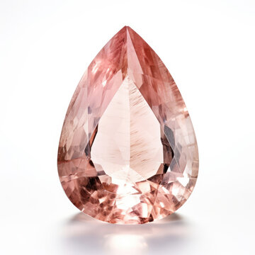 A single, stone Morganite