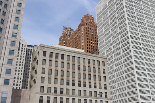 Building in the downtown of Detroit, Michigan