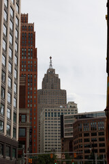 Building in the downtown of Detroit, Michigan