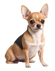 Obraz premium chihuahua dog isolated transparent background