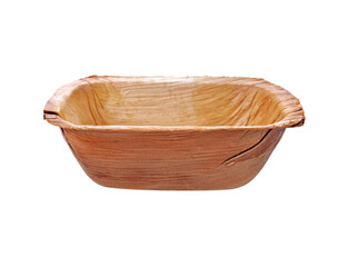 Containers made from natural materials, leaves for the environment transparent png