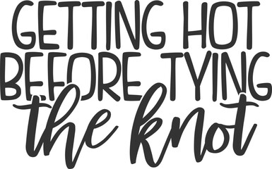 Getting Hot Before Tying The Knot - Wedding Illustration