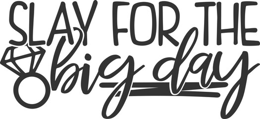 Slay For The Big Day - Wedding Illustration