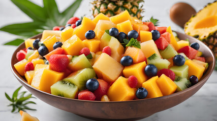 Healthy Fresh fruit salad 