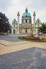 Karlskirche in Vienna, Austria