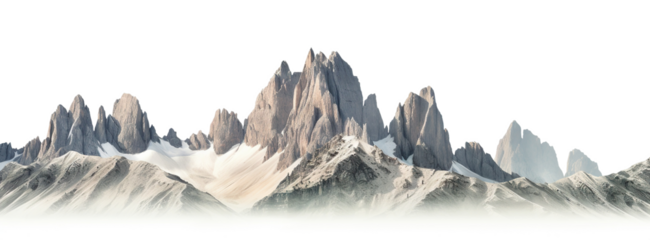 Picturesque landscape with majestic mountain peaks