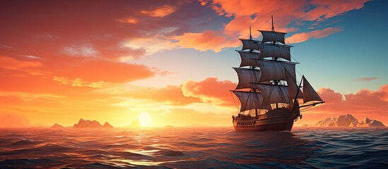 sailing towards dusk