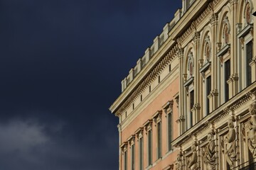 facade of a historical building in Stockholm