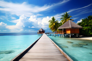 beach in maldives. 