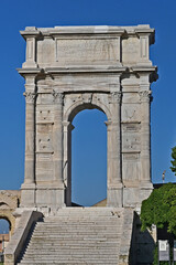 Fototapeta na wymiar Ancona, Arco di Traiano - Marche