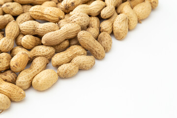 落花生　白背景