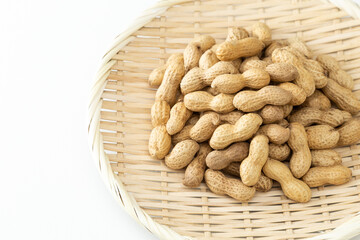 落花生　白背景
