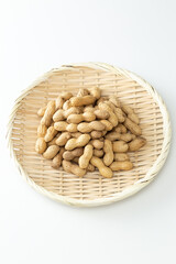 落花生　白背景