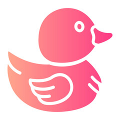 rubber duck Gradient icon