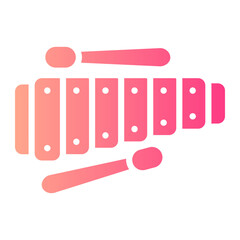 xylophone Gradient icon
