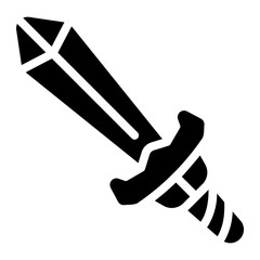 Obraz premium sword Solid icon