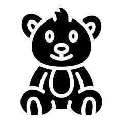 teddy bear Solid icon