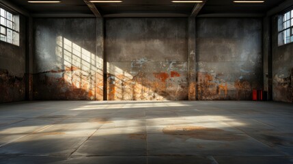 Empty Concrete Floor Car Park 3D, Wallpaper Pictures, Background Hd