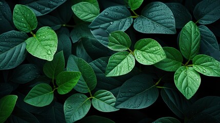 Green Leaves Texture Illustration, Wallpaper Pictures, Background Hd