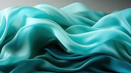 Obraz premium Abstract Art Teal Blue Green Gradient, Wallpaper Pictures, Background Hd
