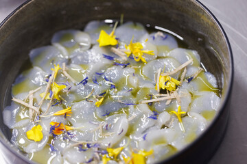 Recette de Carpaccio de Saint Jacques