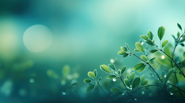 Abstract Green Blurred Gradient Background Nature, Wallpaper Pictures, Background Hd
