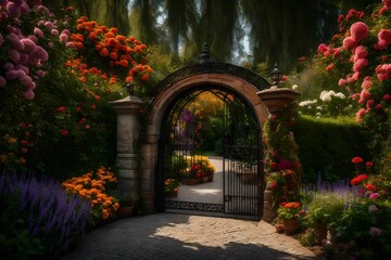 entrance to the garden